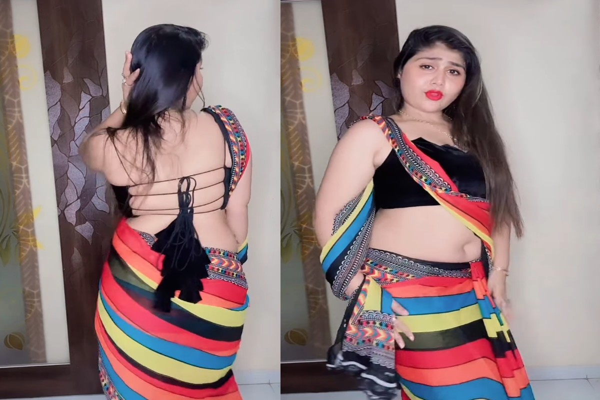 Desi Bhabhi Hot Sexy Video : देसी भाभी ने चलाया अपनी अदाओं का तीर.. कातिलाना हुस्न देख लोग भरने लगे आहें, देखें वीडियो