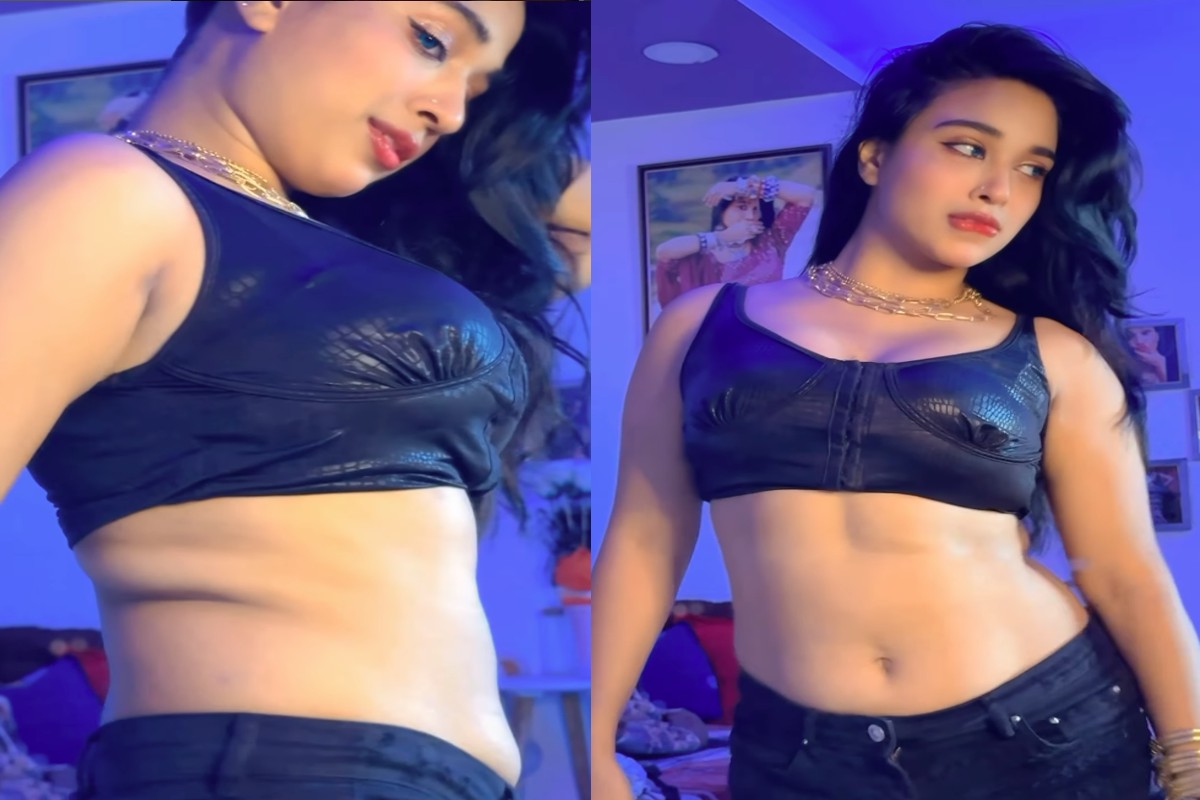 Desi Bhabhi Sexy Video : गदर मचा रहा ये सेक्सी वीडियो.. कैमरे के सामने नजर आया देसी भाभी का कातिलाना लुक, चलाया अपनी अदाओं का जादू