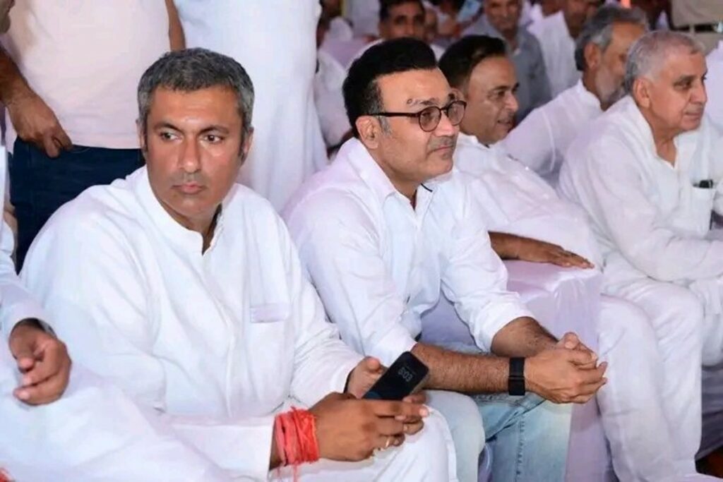 Virender Sehwag Campaign For Congress Candidate