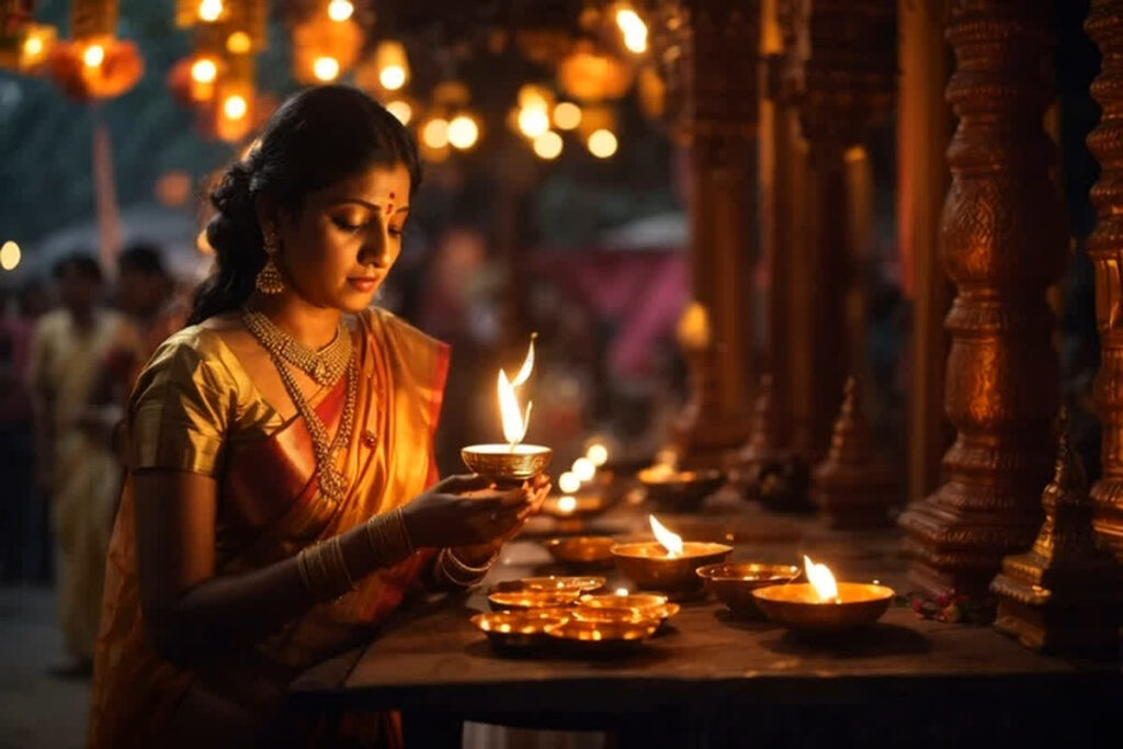 Rules for lighting lamps on Diwali