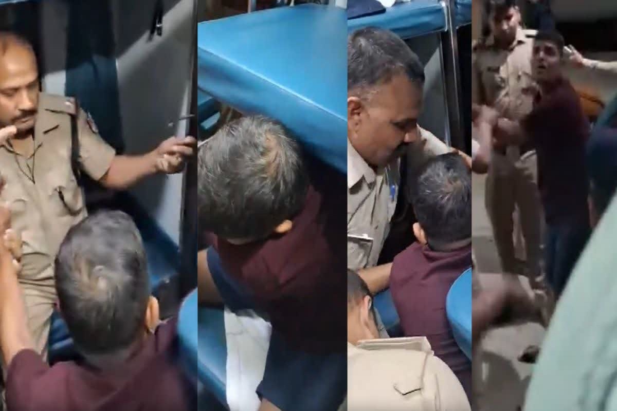 Hooliganism of Railway Police: रेलवे पुलिस की गुंडागर्दी, ट्रेन में एसी खराब होने की शिकायत करने पर RPF ने यात्री के साथ की मारपीट, वीडियो हुआ वायरल
