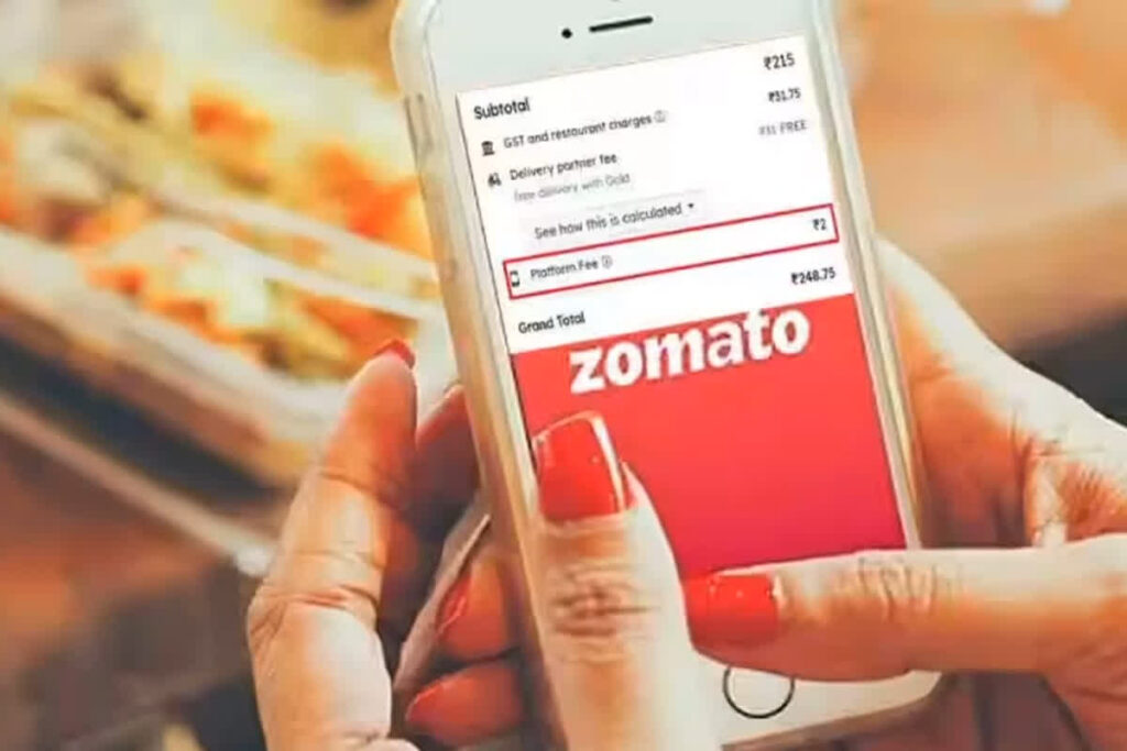 Zomato Increased Platform Fee To 10 Rupees