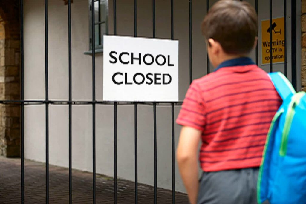 Primary school closed order issued by state government