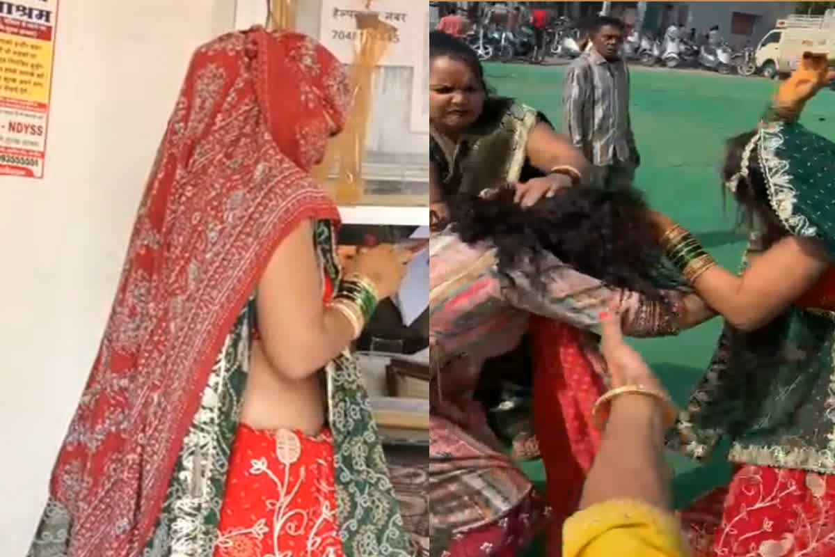 Girl Slapped Bride in Mandap: शादी के मंडप में आकर युवती ने दुल्हन को बेरहमी से पीटा, दुल्हन ने भी लगाए दो हा​थ, देखते रह गए मेहमान, सामने आया वीडियो