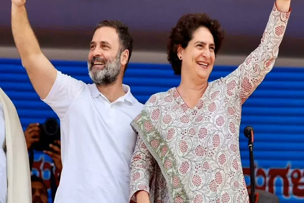 Rahul-Priyanka Road Show in Wayanad