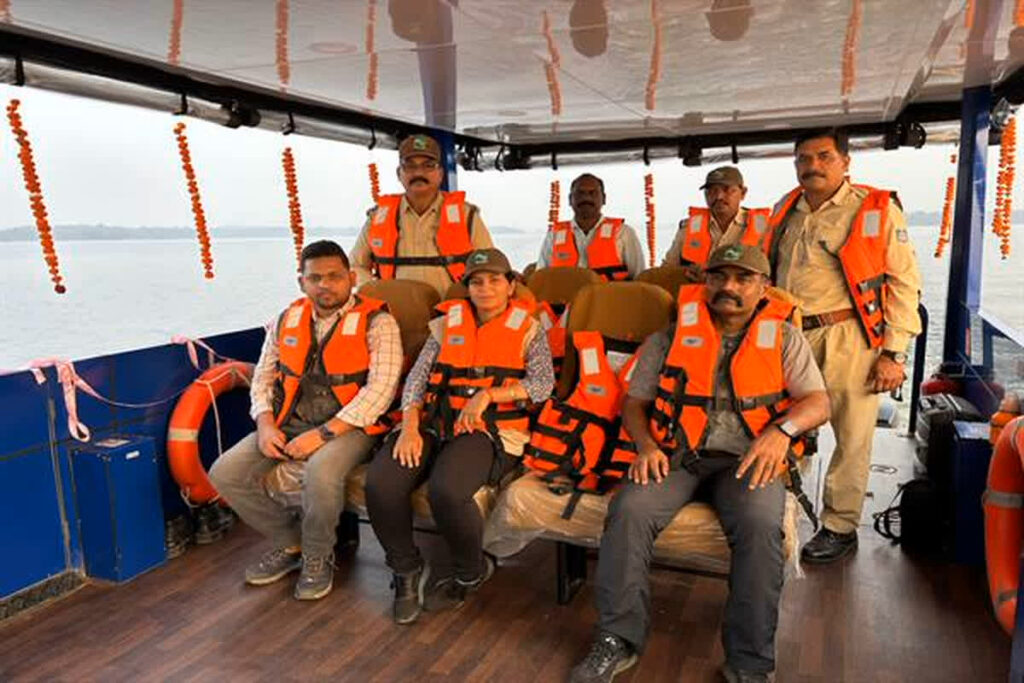 Solar Boat in Satpura Tiger Reserve