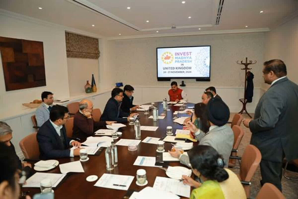 CM Mohan Yadav Meeting With Investors