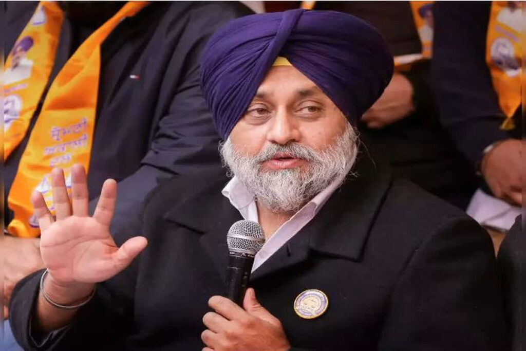 Sukhbir Singh Badal Resigned