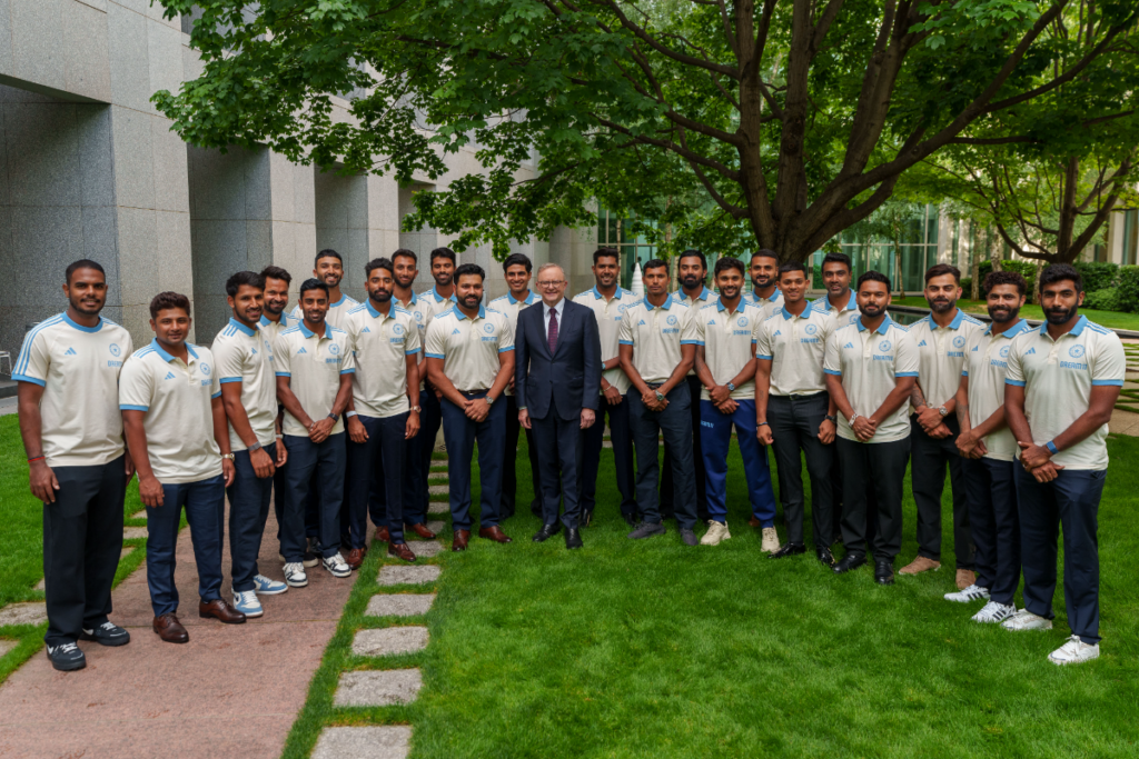 Team India players met Australian Prime Minister Anthony Albanese