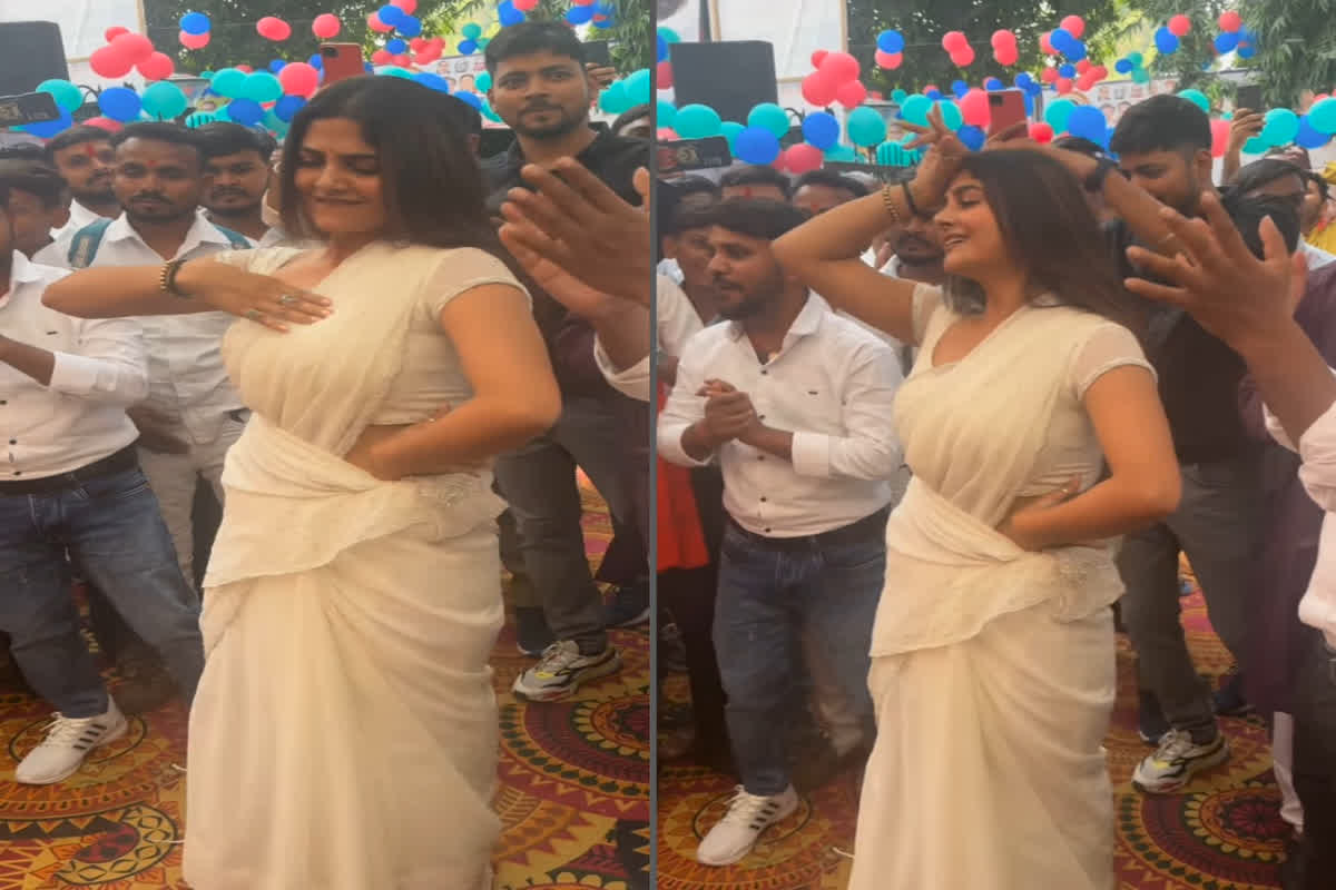 Viral Bhabhi Desi Dance Video: यूपी बिहार लूटने चली वायरल भाभी..! व्हाइट साड़ी पहनकर लगाए देसी ठुमके, वीडियो देख दीवाने हुए फैंस