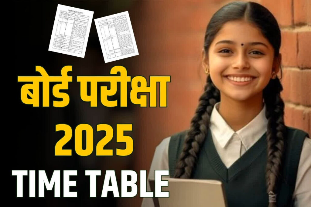 UP Board of Secondary Education has announced the dates for the 2025 board exams