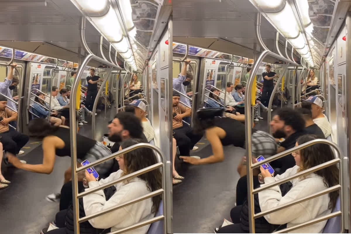 Metro Viral Video: अब तो हद हो गई.. चलती मेट्रो में शख्स की गोद में बैठी लड़की, करने लगी अजीबोगरीब हरकत, देखें वीडियो