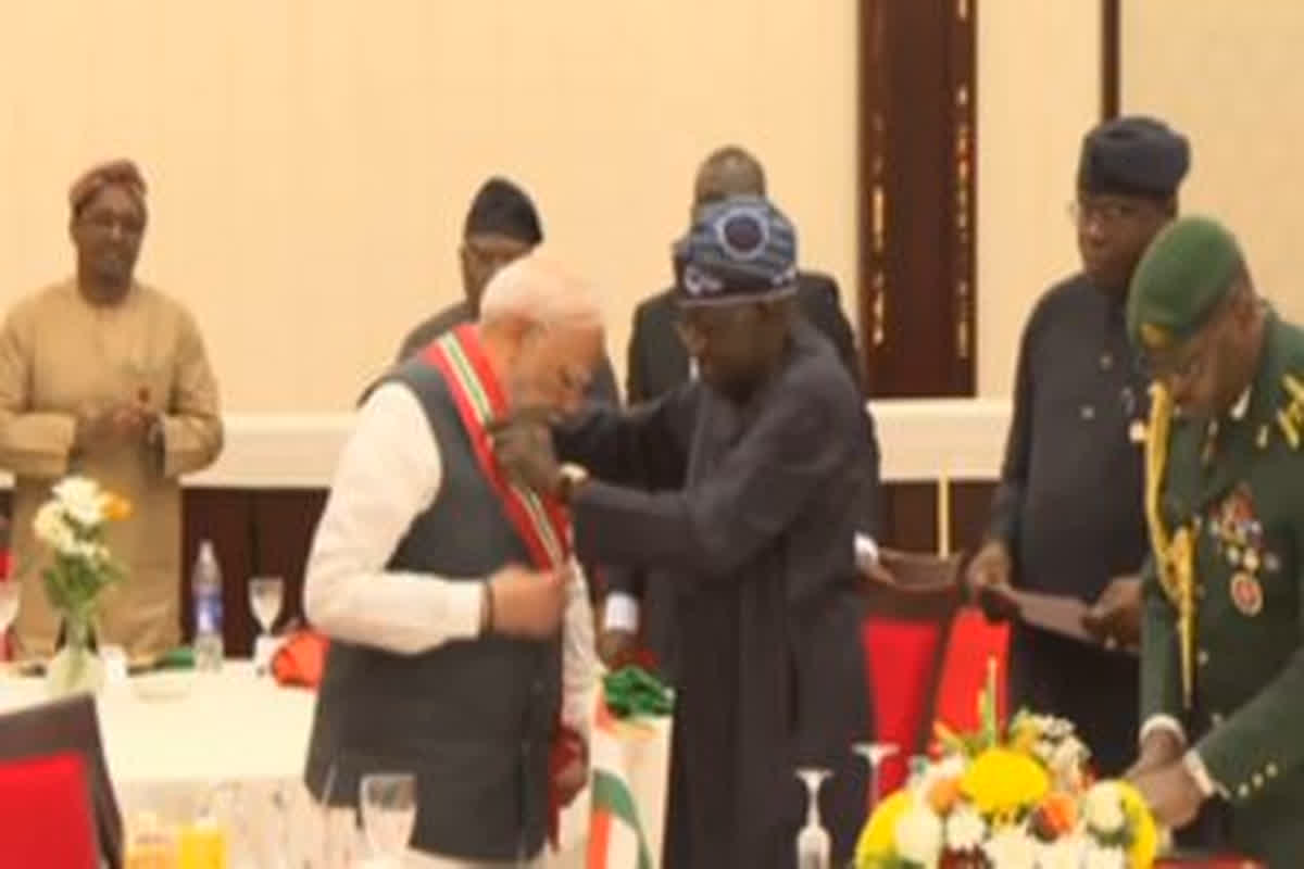PM Modi In Nigeria: नाइजीरिया के सर्वोच्च सम्मान से नवाजे गए पीएम मोदी, महारानी एलिजाबेथ के बाद ये सम्मान पाने वाले बने दूसरे विदेशी नेता