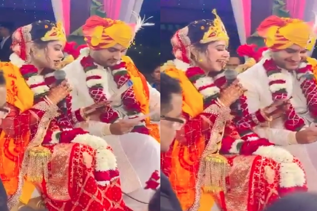Shaadi Me 7 Vachan: शादी के मंडप में दुल्हन के 7 वचन सुन खुद को कंट्रोल नहीं कर पाए दूल्हे राजा, सबके सामने ही करने लगा ये काम