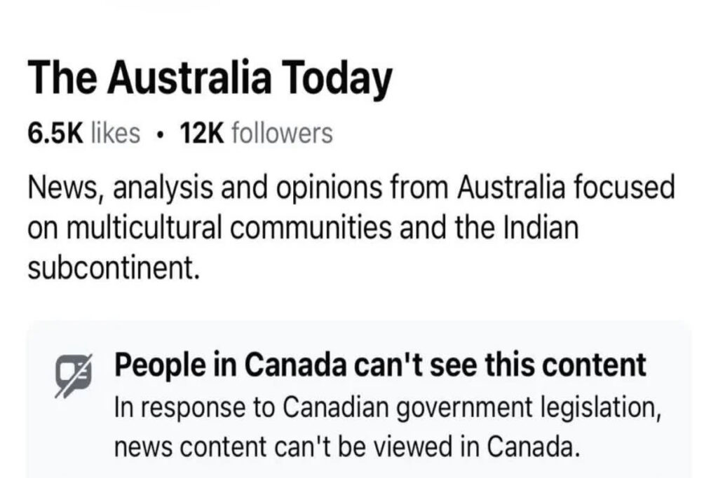 Canada bans Australia Today news channel