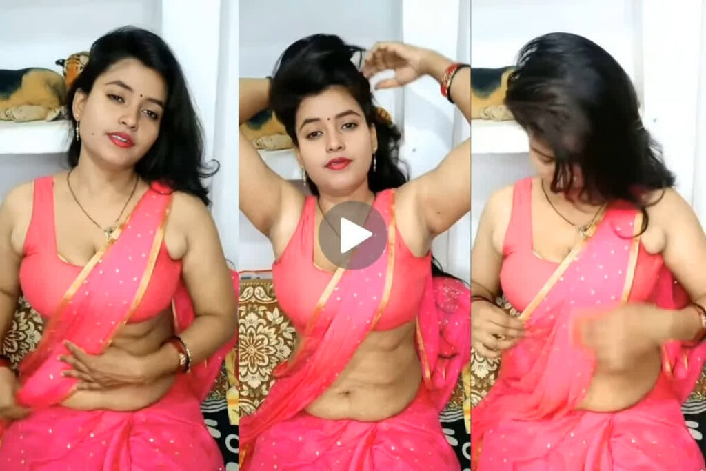 Desi young Bhabhi in Bra and Panty viral video in HD