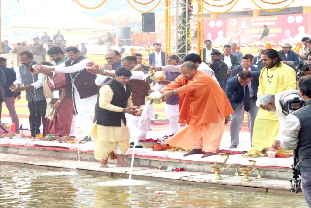 Maha Kumbh 2025 | Source : Yogi Adityanath X