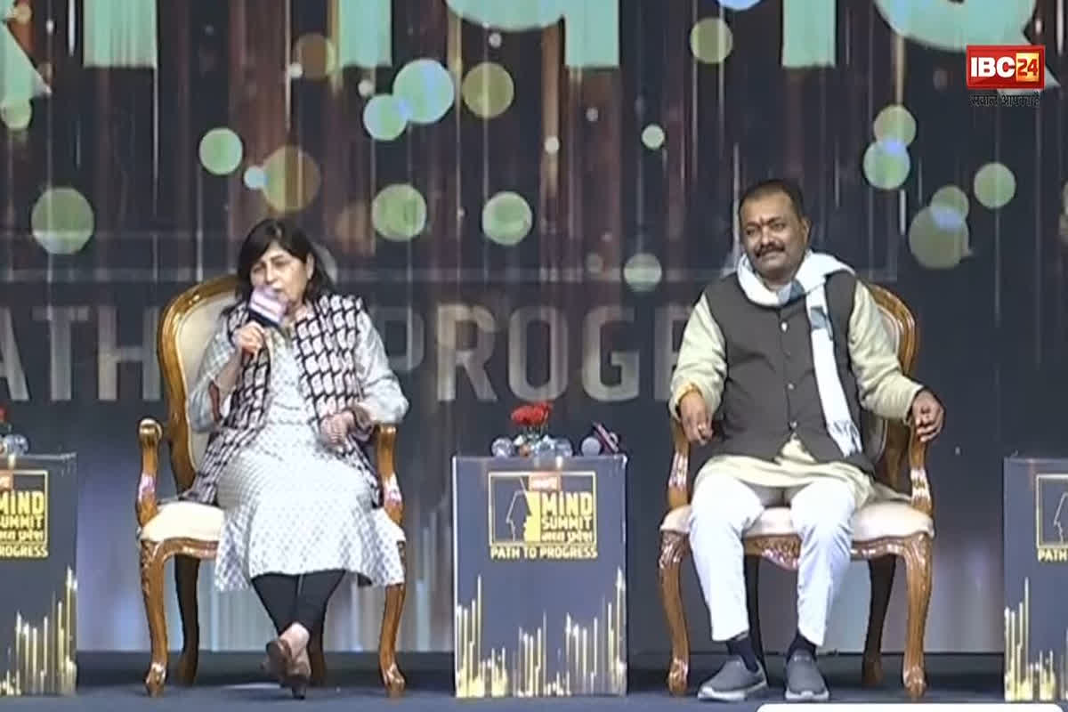 #IBC24MINDSUMMIT : ‘किसी और की सरकार की योजनाओं का श्रेय न लें तो बेहतर होगा’, कांग्रेस नेत्री ने भरे मंच में भाजपा नेता के लिए कह दी ये बात