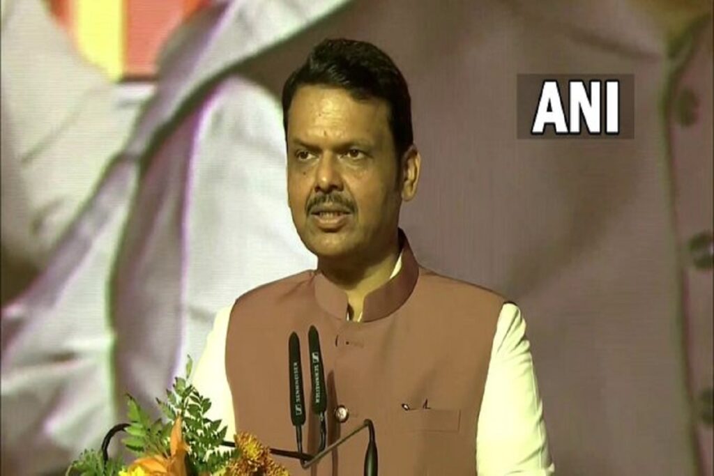 Maharashtra CM Oath Ceremony। Image Source: ANI