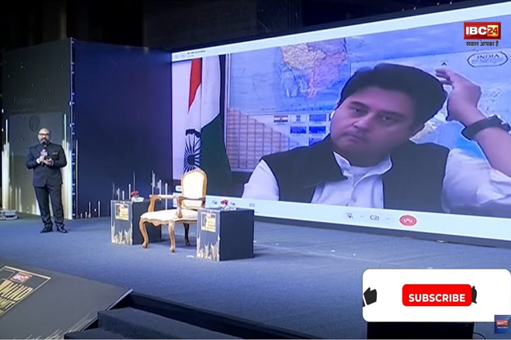 Union minister jyotiraditya scindia in IBC24 MIND SUMMIT