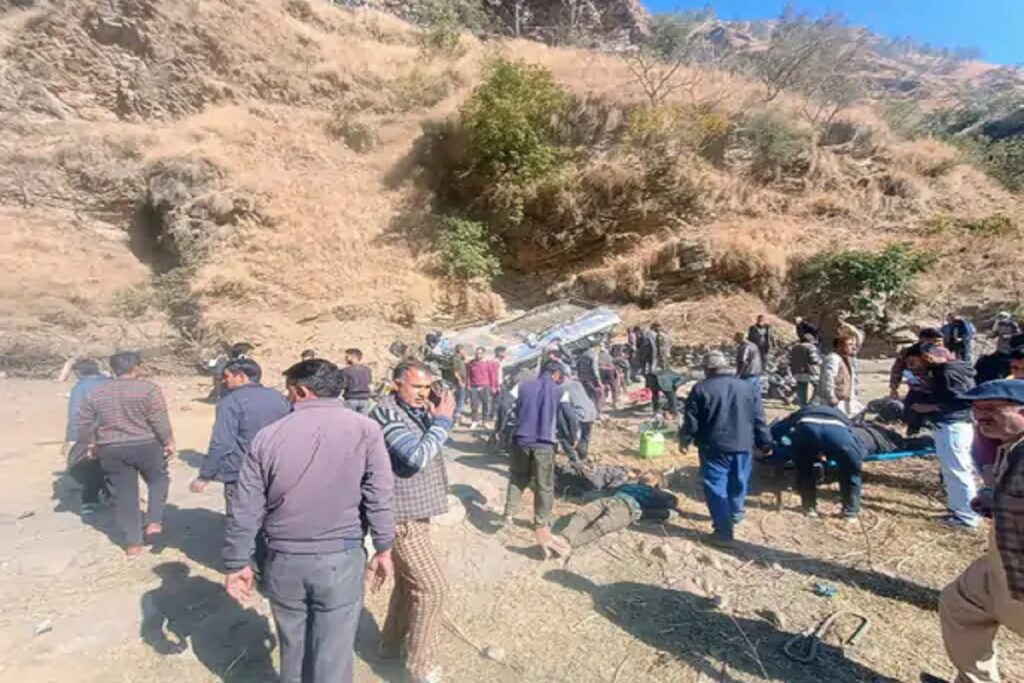 Himachal Pradesh Bus Accident। Image Source- DB Digital