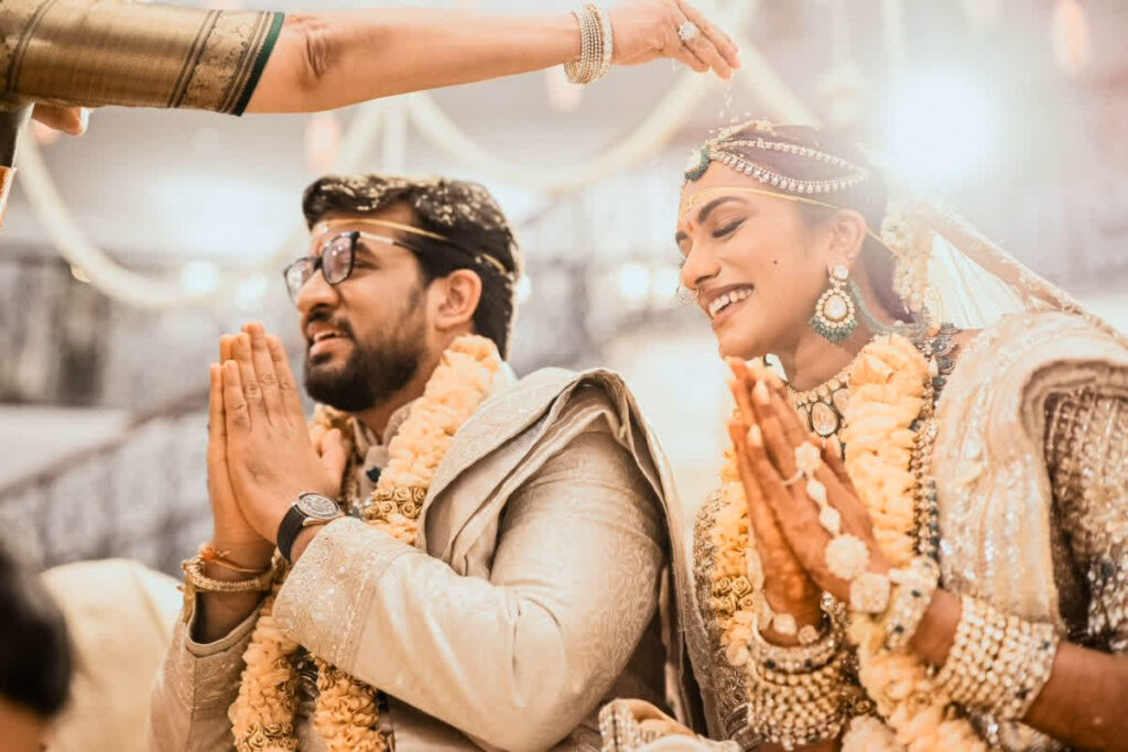 PV Sindhu shared wedding pictures on social media