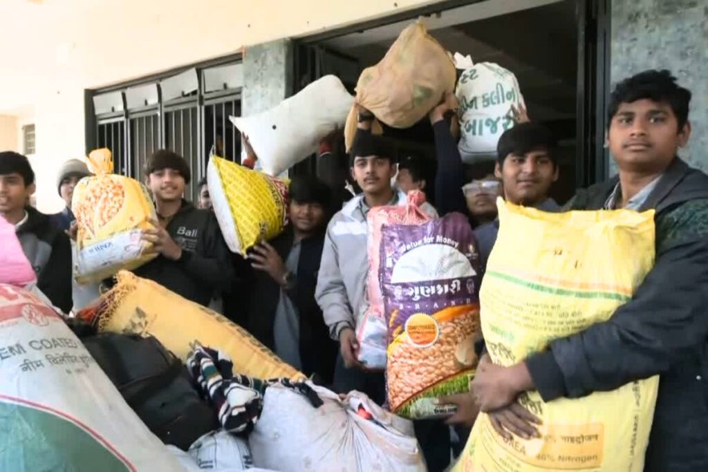 Unique New Year celebration of Rajkot school students