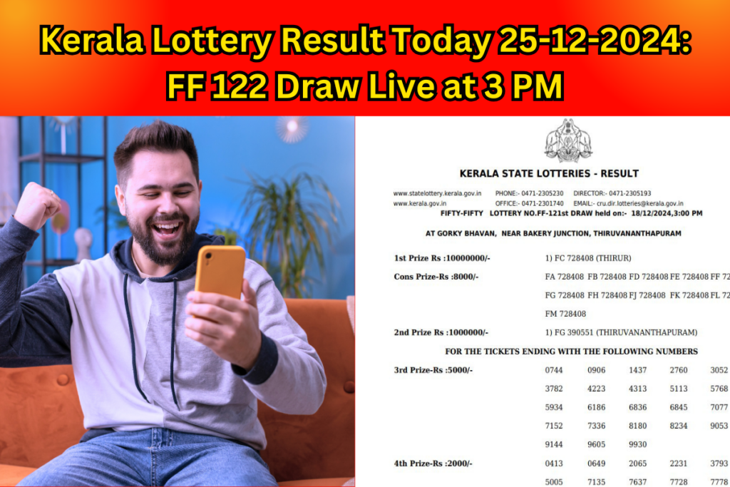 Kerala Lottery Result Today 25-12-2024