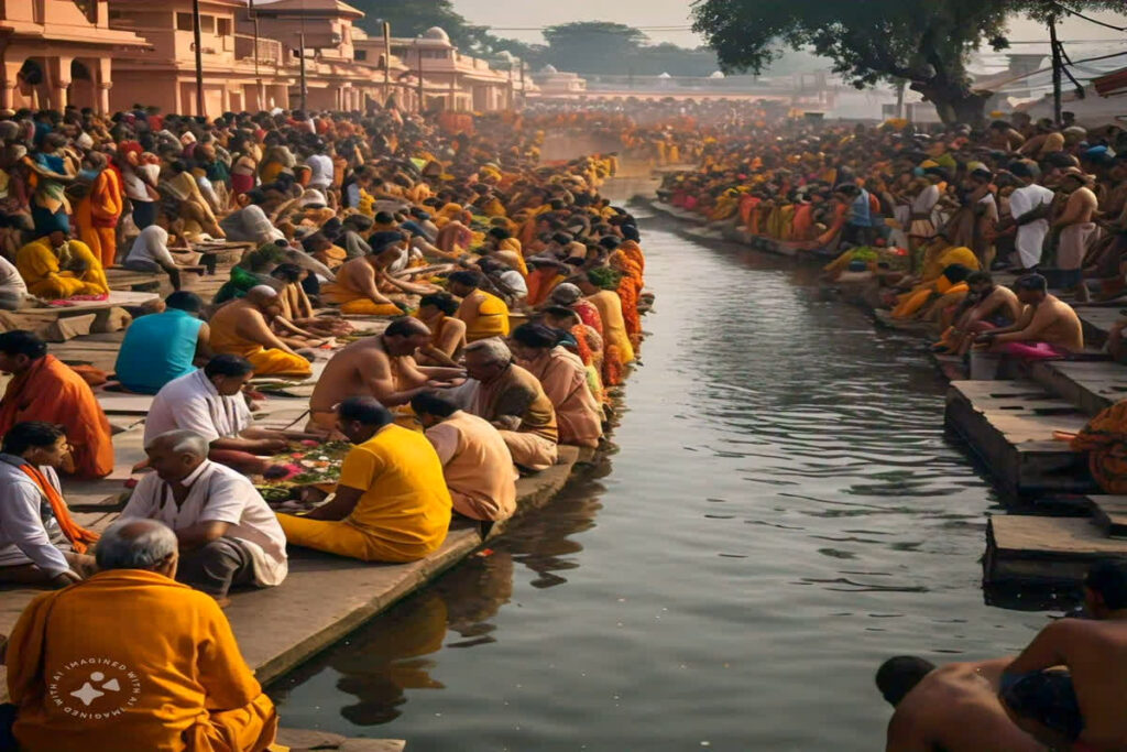 Drone Show In Mahakumbh 2025/ image source: Meta AI