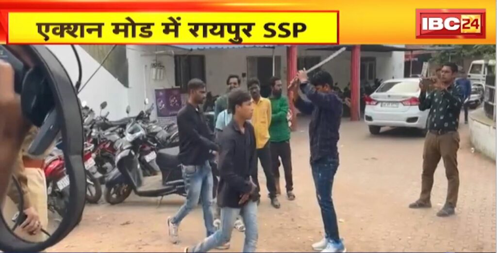 Raipur SSP in action mode