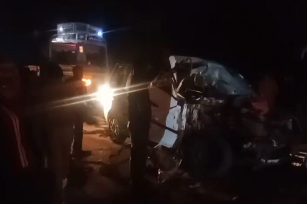 Balod Road Accident. Image Source: IBC24