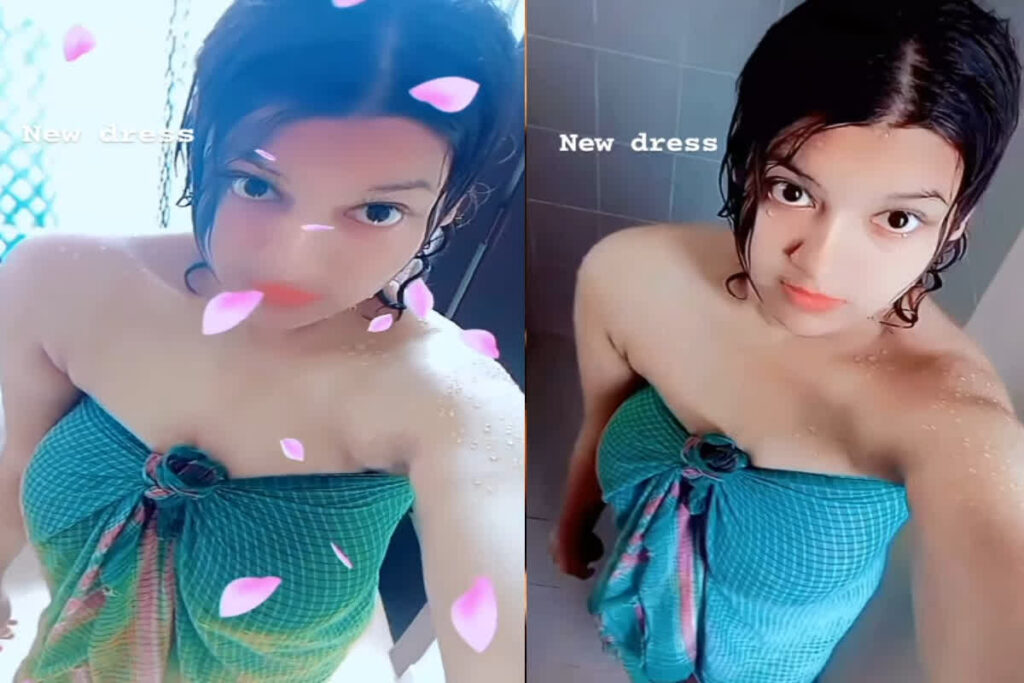 Gujarati Sexy Girl Bathroom Video Call / गुजराती छोरी ने नहाते हुए बॉयफ्रेंड को किया वीडियो कॉल / Image Source: Screengrab