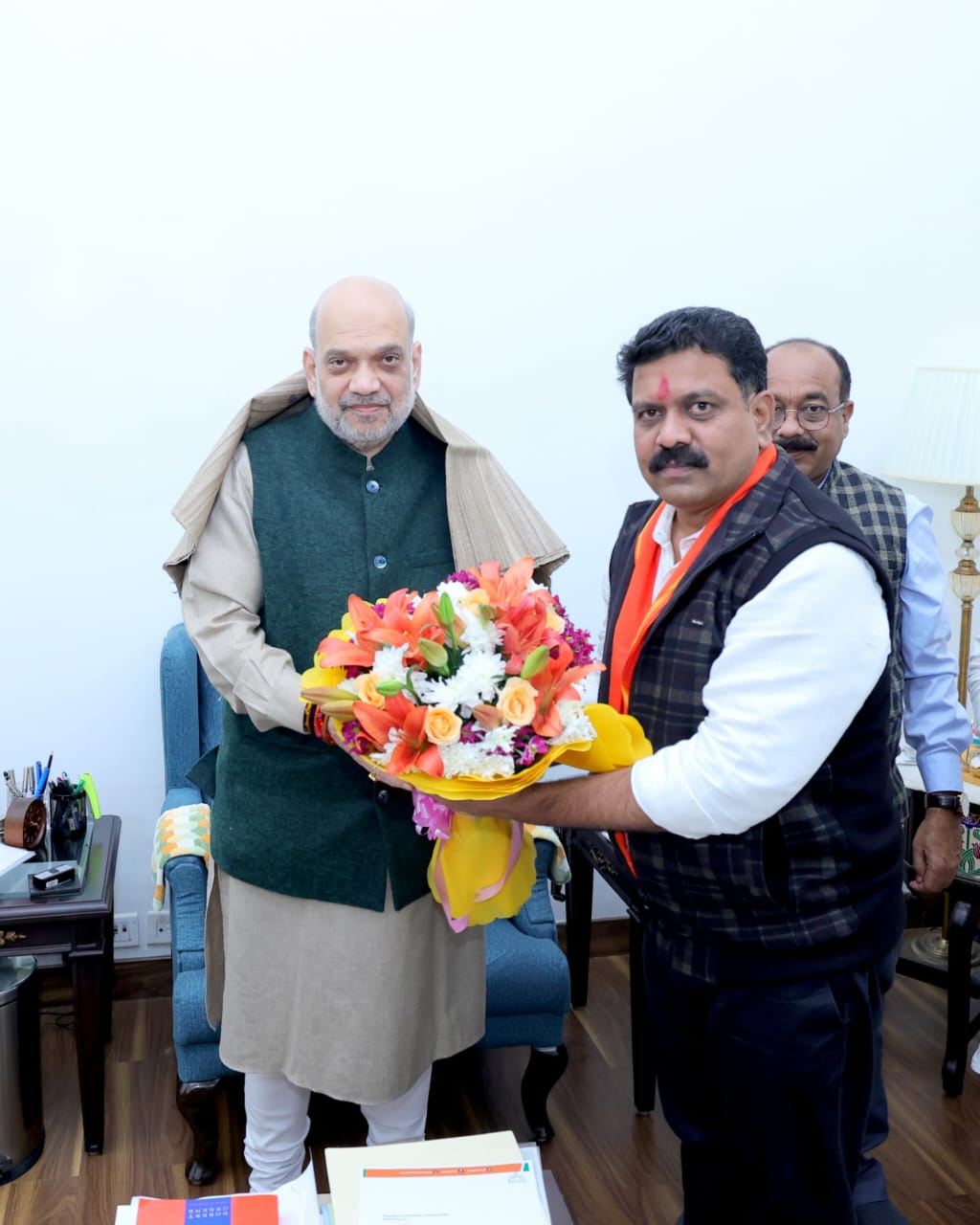 CM Vishnudev Sai Meet Amit Shah। Image Credit: CG DPR