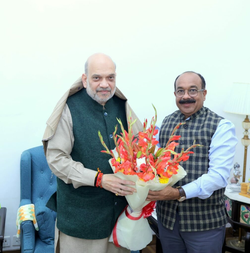 CM Vishnudev Sai Meet Amit Shah। Image Credit: CG DPR