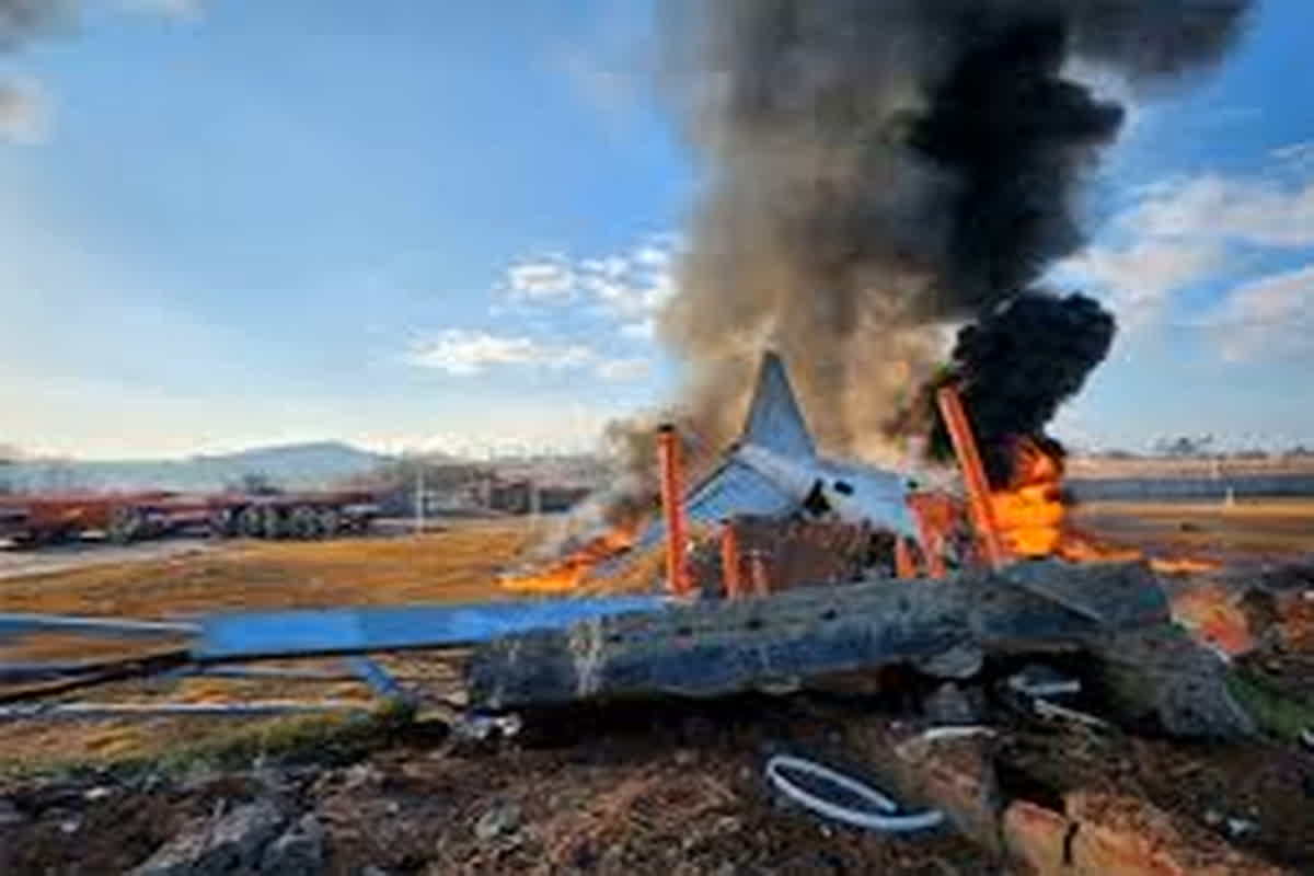 South Korea Plane Crash Update: प्लेन क्रैश मामले में बड़ा अपडेट, अब तक 179 लोगों की मौत, धूं-धूं कर जला विमान