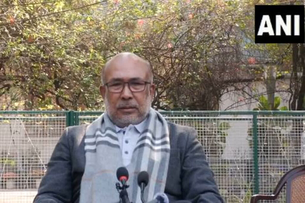 CM N Biren Singh Apologize / Image Credit : ANI X Handle