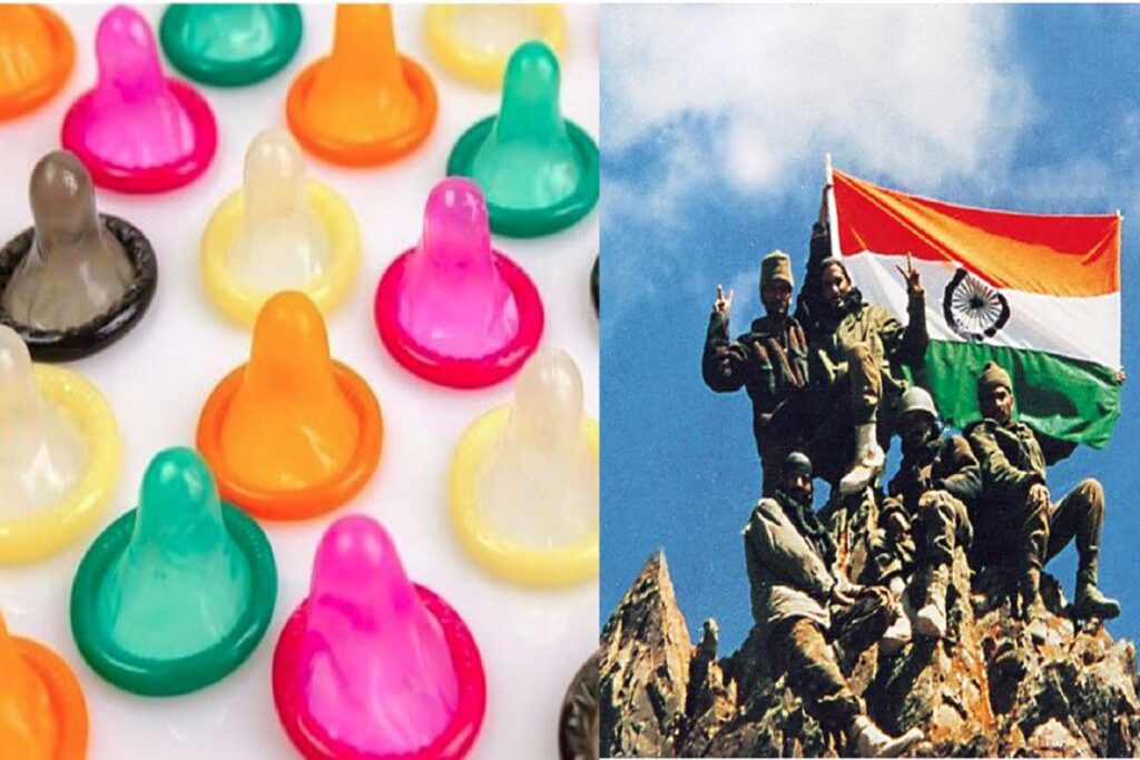 when Indian Army order condoms, image credit: Gravanella and SP's Land Forces