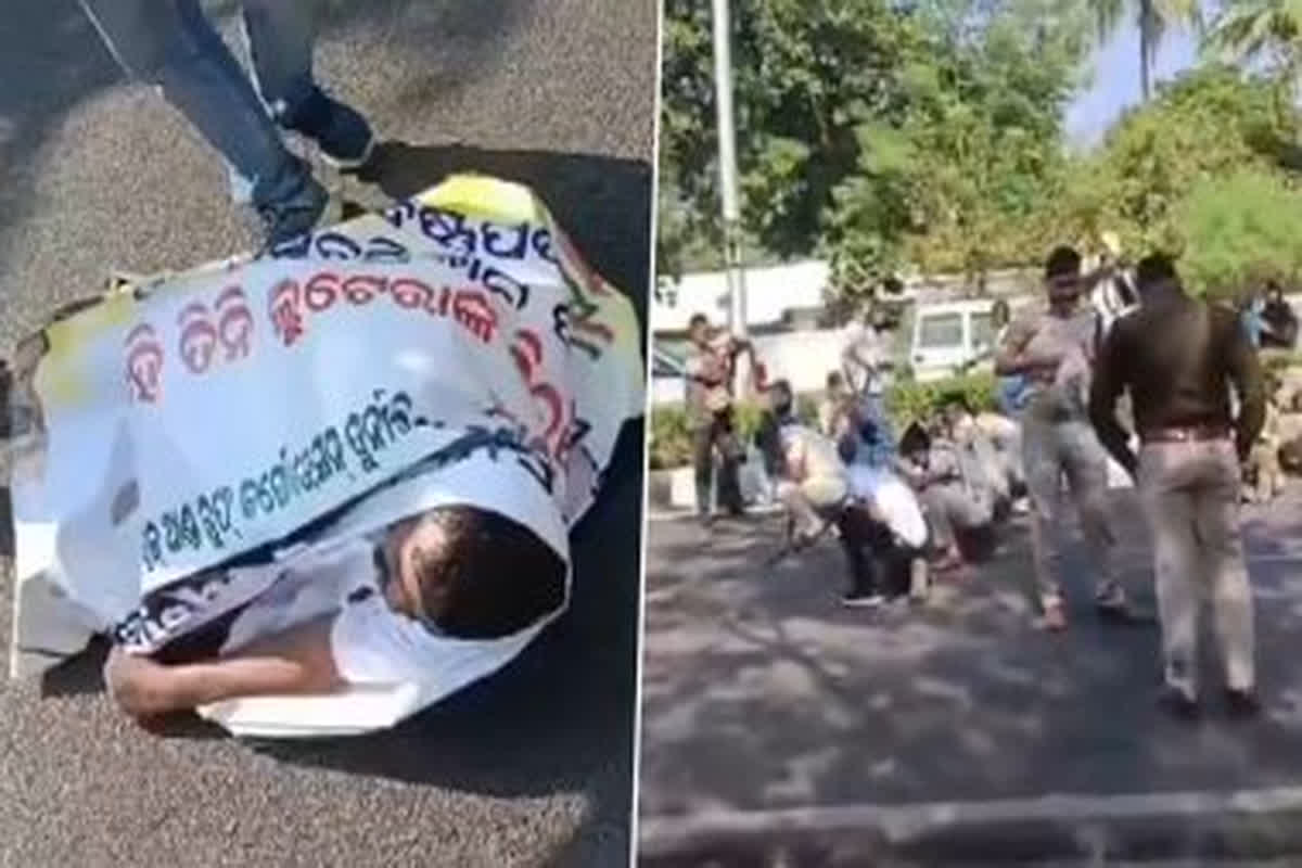 Bees Attack On Congress Workers: प्रदर्शन कर रहे कांग्रेस कार्यकर्ताओं पर मधुमक्खियों ने किया हमला, वीडियो देख आप भी हो जाएंगे हैरान