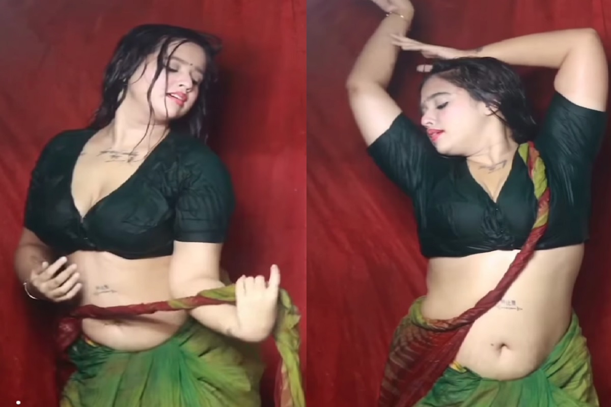 Desi Bhabhi Bold Video: इंटरनेट पर छा गई ये गोरा बदन वाली भाभी, कैमरे के सामने मचाया बवाल, अब वीडियो हुआ वायरल