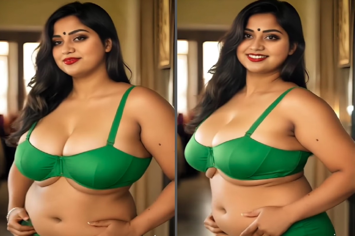 Sexy Video: ग्रीन ब्रा में देसी भाभी ने लचकाई कमर, धड़क उठा लोगों का दिल, अब वीडियो सोशल मीडिया पर मचाया बवाल