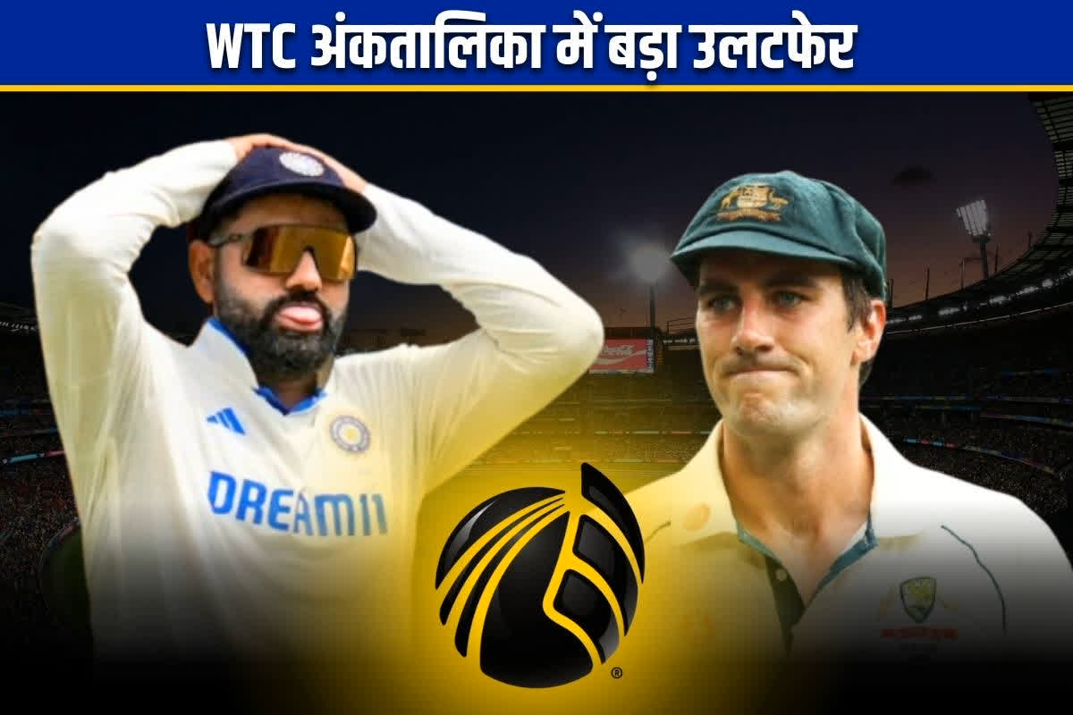 Big upset in WTC Points Table: विश्व टेस्ट चैम्पियनशिप के अंकतालिका में बड़ा उलटफेर.. भारत या ऑस्ट्रेलिया नहीं बल्कि ये देश पहुंचा टॉप पर..