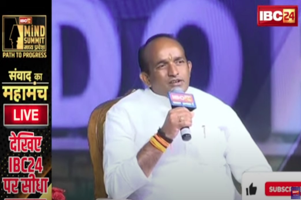 #IBC24MINDSUMMIT : ट्रिपल इंजन की सरकार में काम होता है बेहद आसान, फिर विकास कार्यों में देरी क्यों? IBC24 के सवालों में घिरे किशन सूर्यवंशी