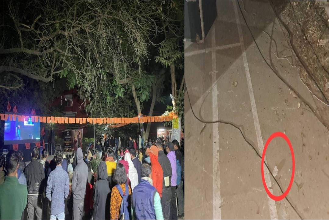 Ruckus in JNU Stone Pelting : JNU में ‘द साबरमती रिपोर्ट’ की स्क्रीनिंग के दौरान पथराव.. छात्रों को आईं चोटें, ABVP ने लेफ्ट गुट पर लगाया आरोप