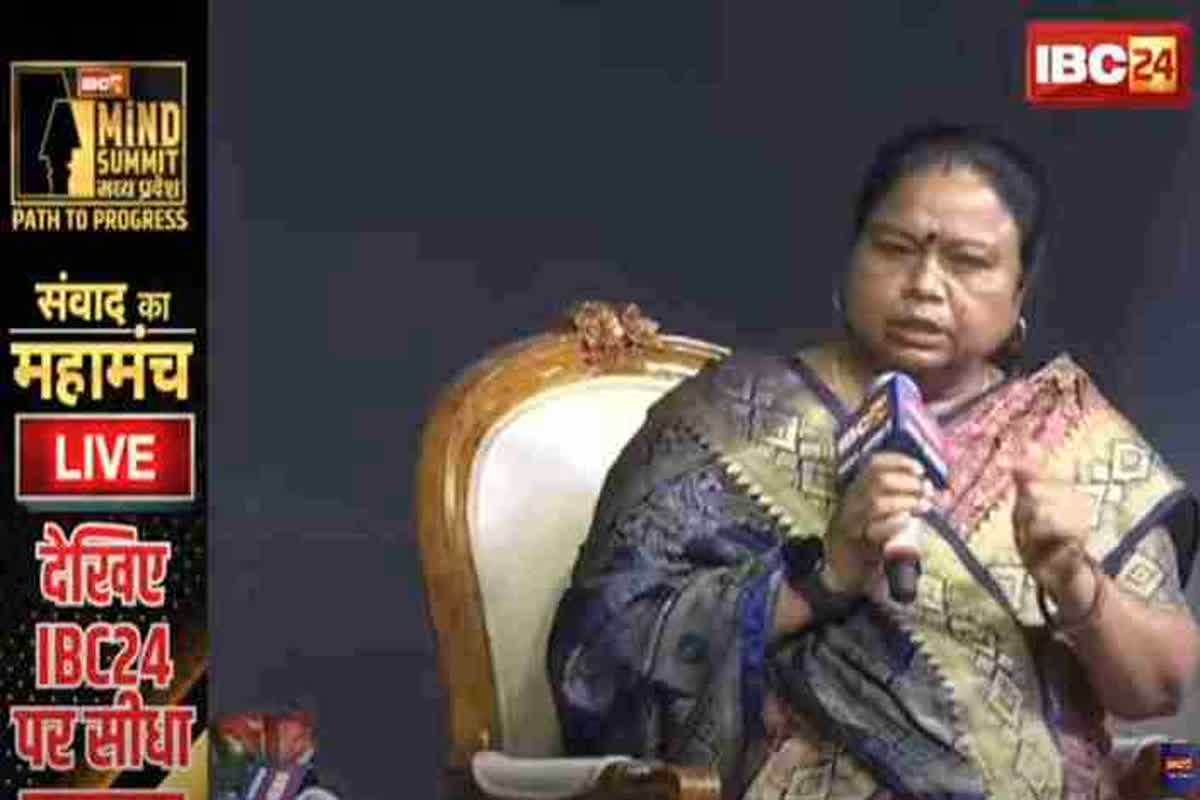 #IBC24MINDSUMMIT: ‘महापौर हेल्पलाइन’ में दर्ज हुई 1 लाख 22 हजार समस्याएं, सिर्फ दो हजार ही पेंडिंग’ महापौर मालती राय ने IBC24 के महामंच पर बताया