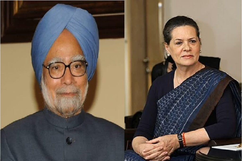 Sonia Gandhi On Dr Manmohan Singh / Image Credit : Manmohan Singh X Handle And Sonia Gandhi Wikipedia