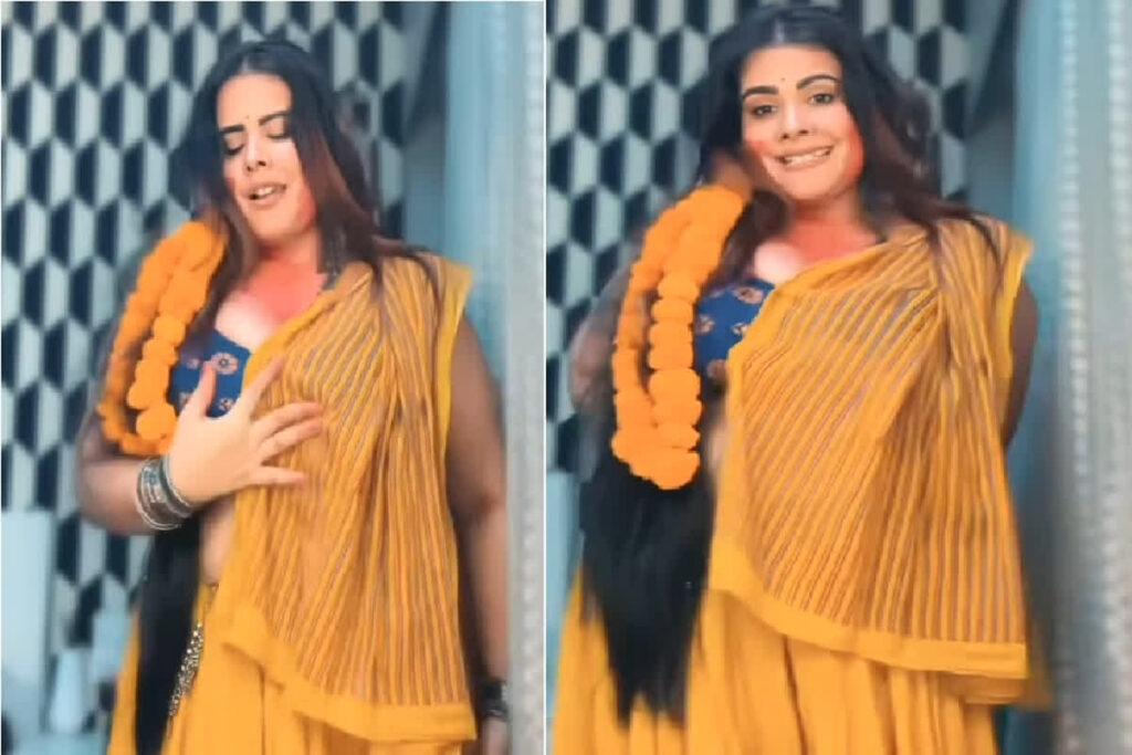 Desi Marathi Girl Latest Sexy Video / Image Credit : marathi sundarta Instagram