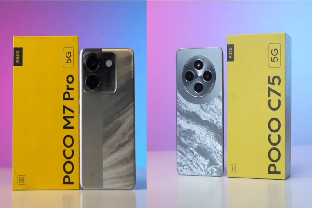 Poco M7 Pro 5G & Poco C75 5G Price in India| Photo Credit: Digit