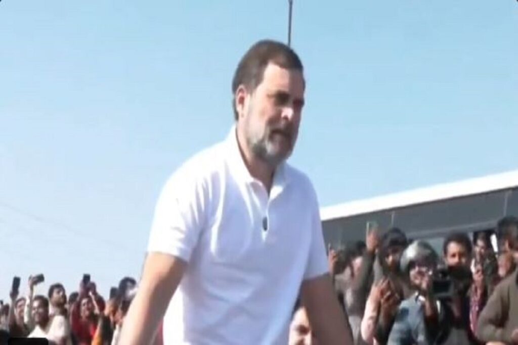 rahul gandhi sambhal visit