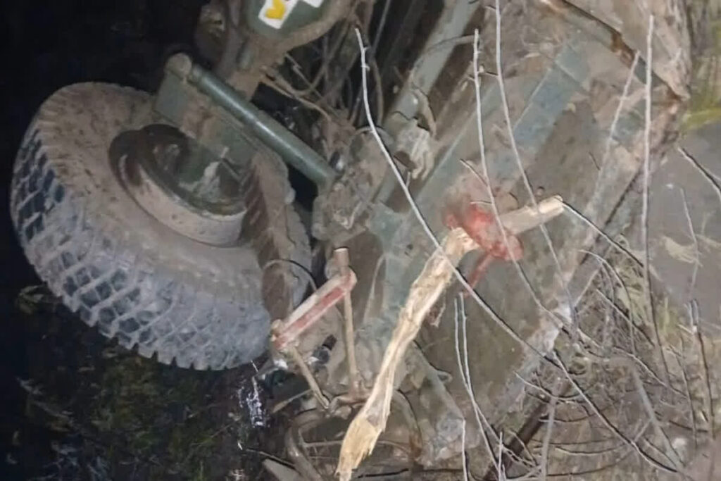 Army vehicle fell into 300 feet deep ditch in Poonch district