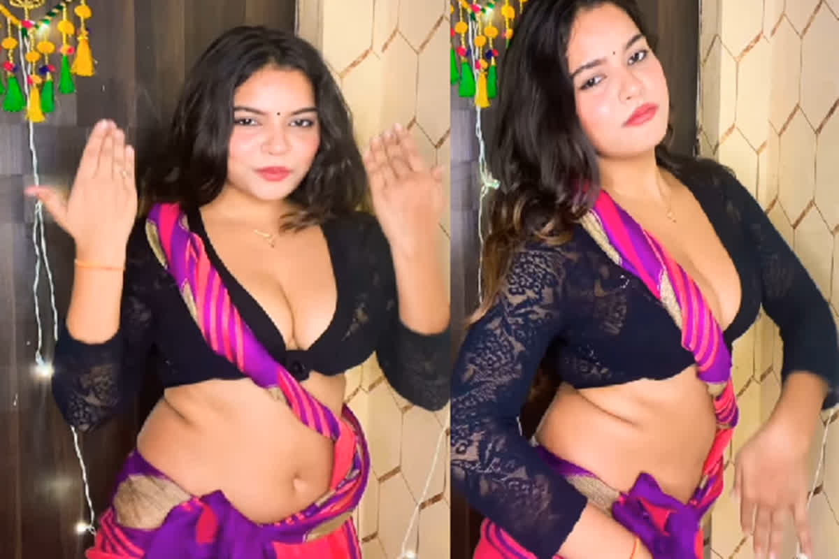 Indian Bhabhi Sexy Video : भाभी ने सेक्सी अंदाज में लगाए देसी ठुमके, पतली कमर देख आहें भरने लगे फैंस,सोशल मीडिया में गर्दे उड़ा रहे ये वीडियो